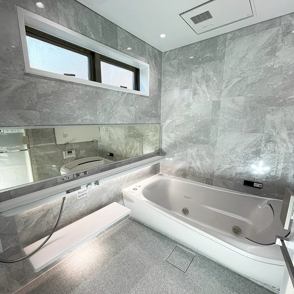 最上級モデルのバスルームで至福のひとときを